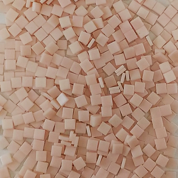 Resin mosaic tiles, 5x5 mm, Thickness 1.5mm, Opaque, Baby Pink