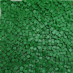 Resin mosaic tiles, 5x5 mm, Opaque 446 Peppermint