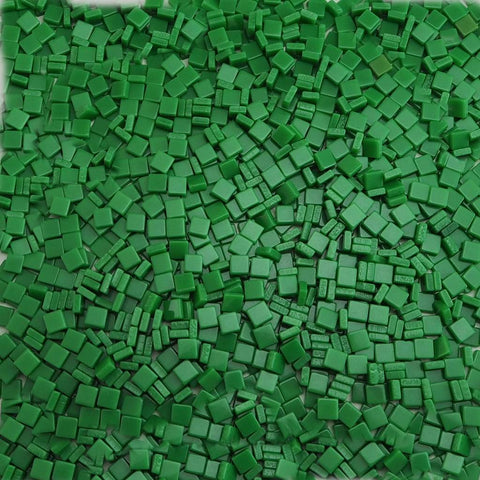 Resin mosaic tiles, 5x5 mm, Opaque 446 Peppermint
