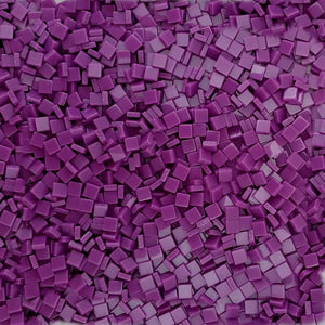Resin mosaic tiles, 5x5 mm, Opaque 656 Dusty Lavender