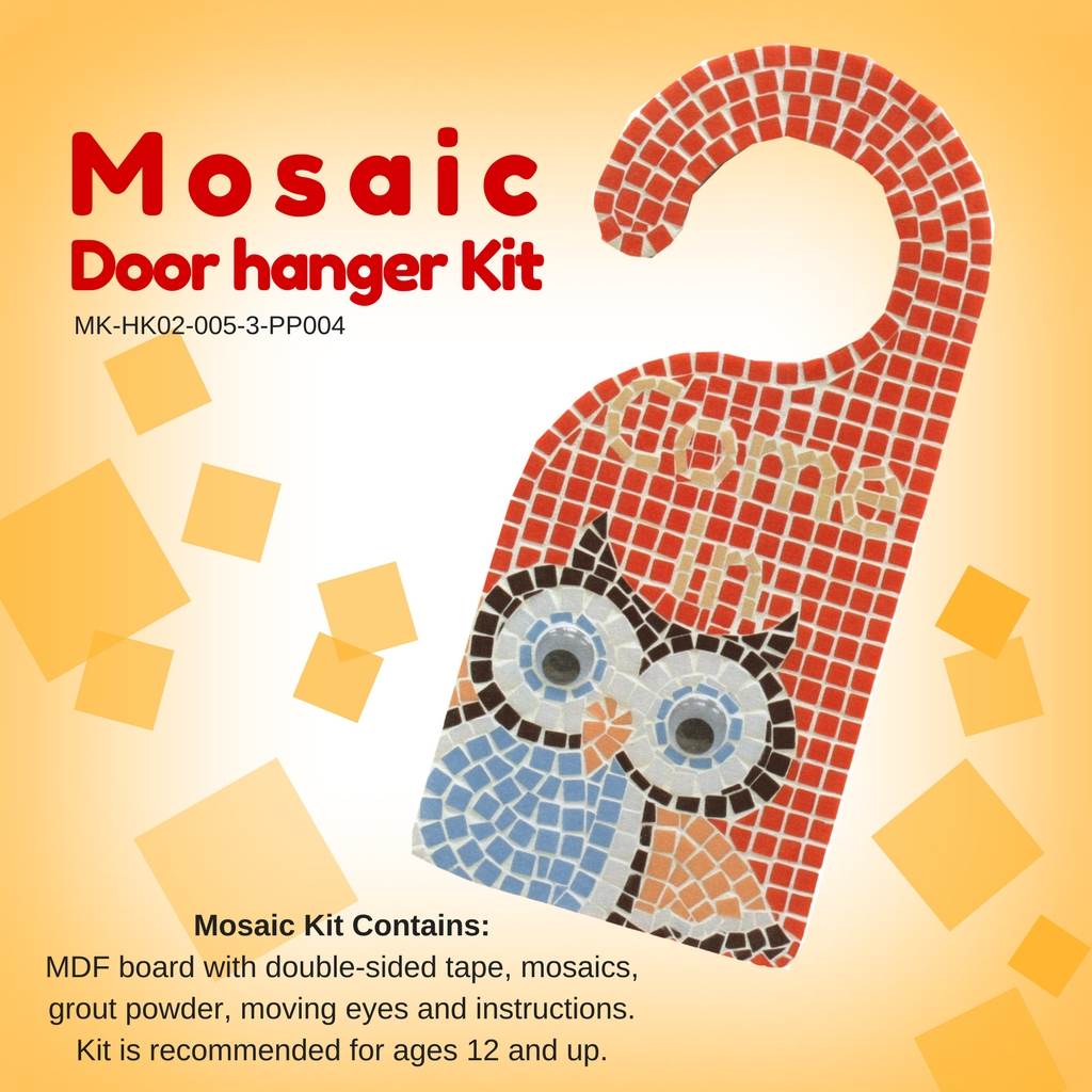 Mosaic door hanger kit, Owl