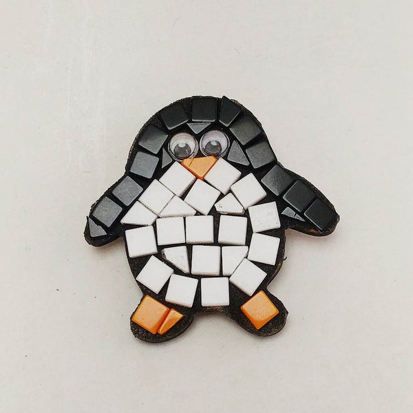 Mosaic brooch kit, Penguin