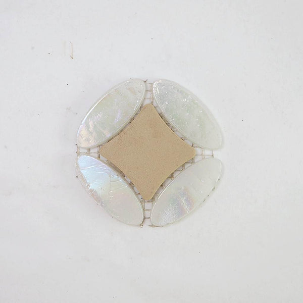 Decorative Porcelain glazed + Iridescent glass mosaic tiles