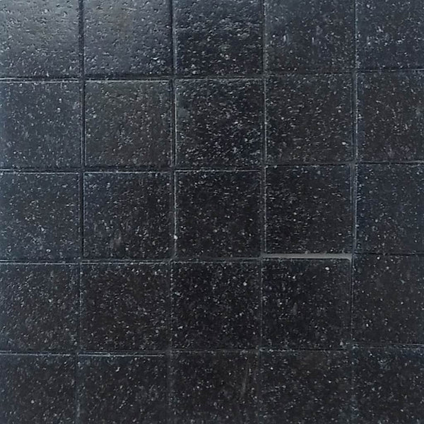 Vitreous glass mosaic tiles, 20x20 mm, Opaque Smoke pearl