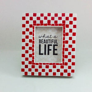 Rectangle picture frames for all occasions - Red/White colour theme