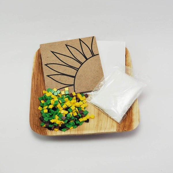 Mosaic Coaster Kit, Sunflower